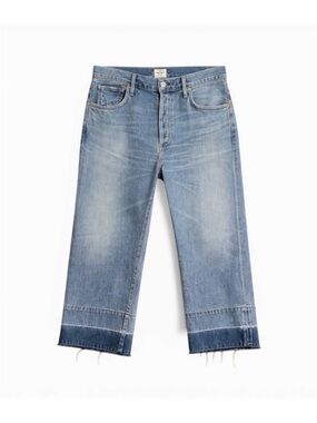 Citizens of Humanity Cora Crop Premium Vintage Jeans Button Fly Size 29 Fade out